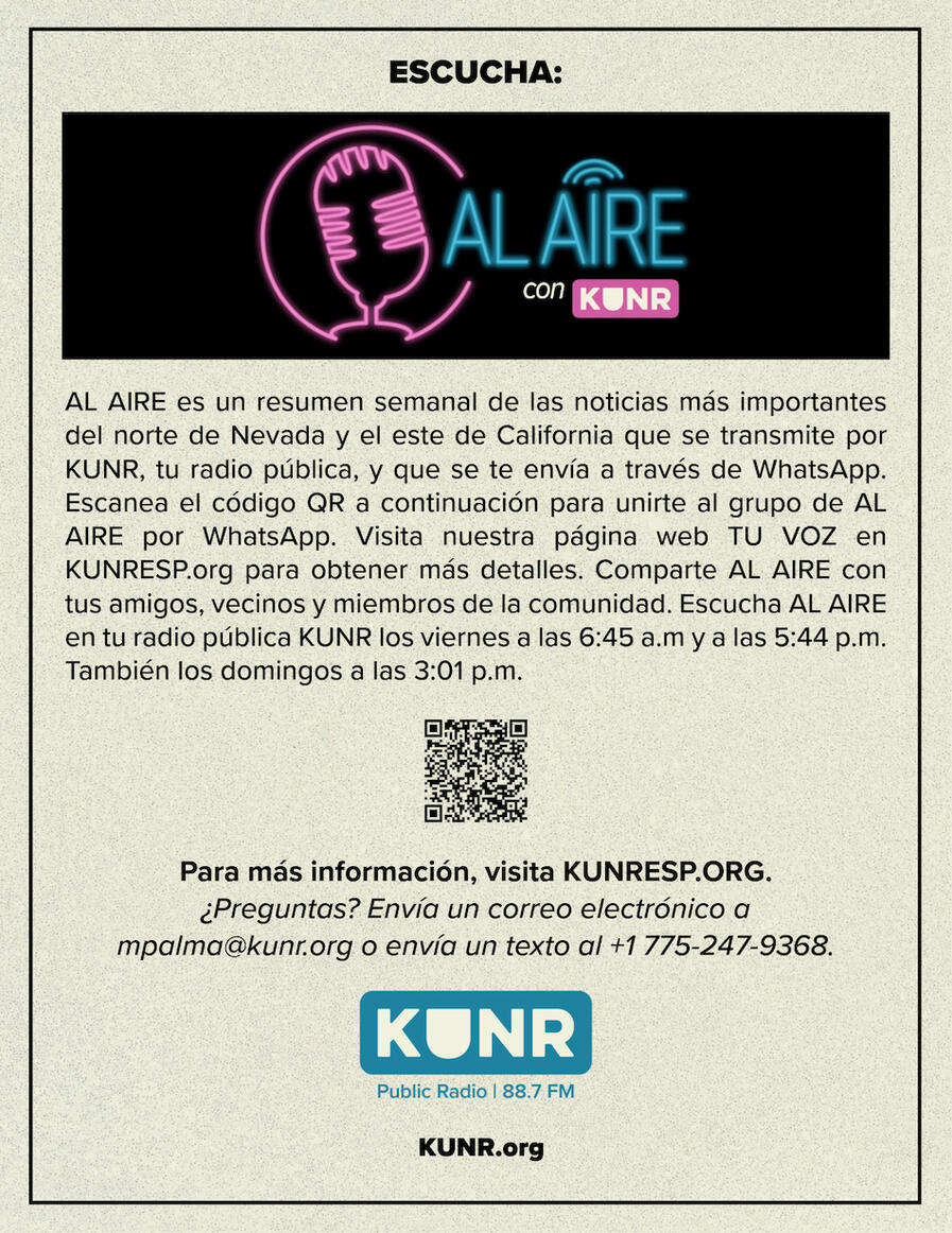 Flyer in Spanish