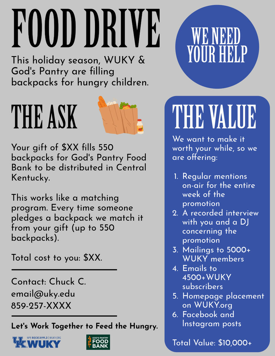 Sponsorship Ad Flyer